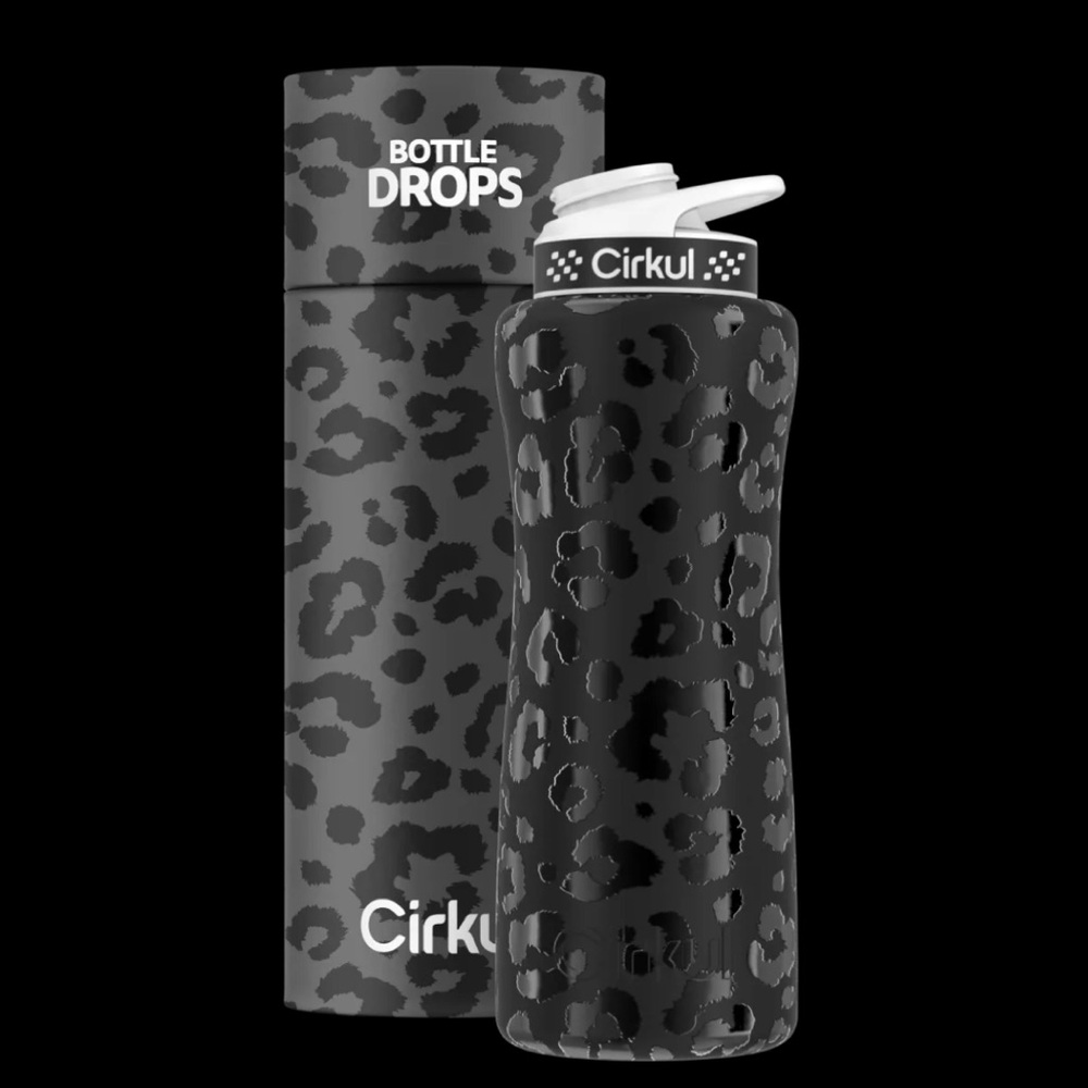 Cirkul Limited Edition 32oz Black Leopard Stainless Steel Bottle Drop SOLD OUT